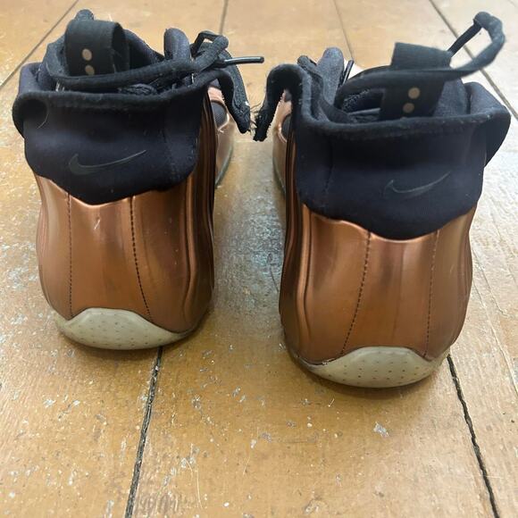 Vintage 2014 Nike Air Flightposite Basketball Shoes Mens Size 10 Copper - Picture 3 of 6